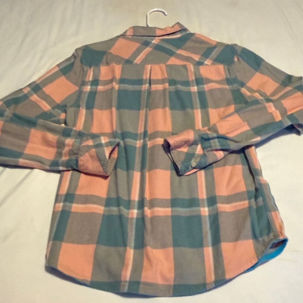 Chubbies Plaid Shirt in Coral and Mint - Picture 6 of 6
